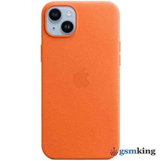 Apple Leather Case with MagSafe iPhone 14 Plus Orange (Оранжевый) MPPF3ZM/A