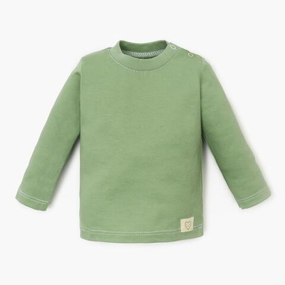 Лонгслив для мальчиков "Basic line" р-р 62-68 см, зелёный 9235740 (Крошка Я)