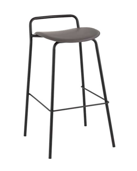 Стул барный Mantis экокожа темно-серый