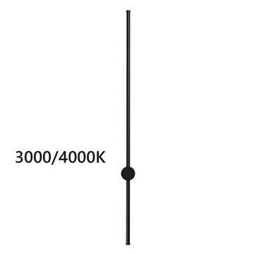 4335/18WLP HIGHTECH ODL22 299 чёрный Настенный светильник IP20 LED 18W 849Лм 3000K/4000K (перекл. ч/з тумблер на драйвере) FILLINI