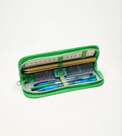 Пенал школьный с наполнением, Мотоциклист