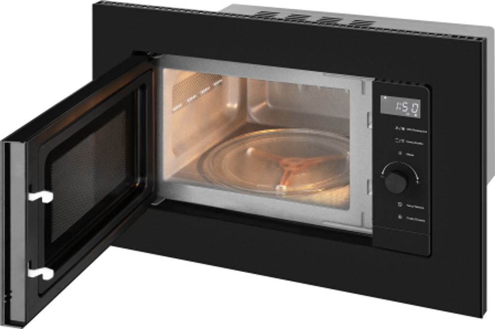Встраиваемая микроволновая печь Weissgauff HMT-620 BG Grill Matt Edition (438413)