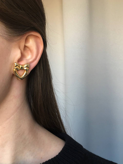 Клипсы сердечки Moschino