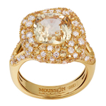 Кольцо с Сапфирами и Бриллиантами, R0211-0/1