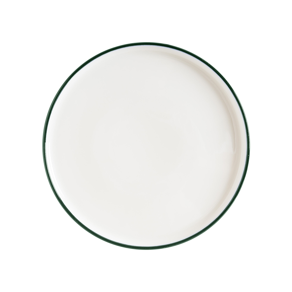 Тарелка d=160 мм. Линеа Зеленый, форма Хюгге Bonna /1/12/1680/