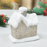 Сувенир новогодний с подсветкой "Домик" 9*7*10см, батарейки в комплекте