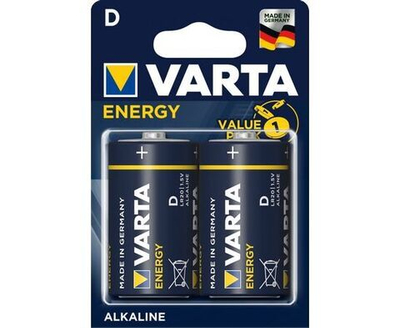 Элемент питания Varta 4120.229.412 Energy LR20/373 BL2