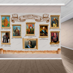 Фотообои для кабинета истории История России в датах и лицах 144