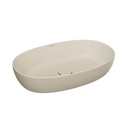 Раковина Kerama Marazzi Plaza PLR.wb.60\SAN накладная 60 см, цвет песочная матовая