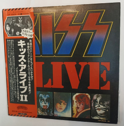 Винтажная виниловая пластинка Kiss Alive II (Japan 1977)