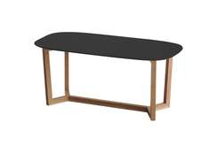 Стол обеденный Cross 2 180*90 см (черный, бук)