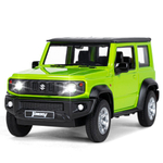 Модель 1:26 Suzuki Jimny, зеленый, инерция, свет, звук, откр. двери и капот
