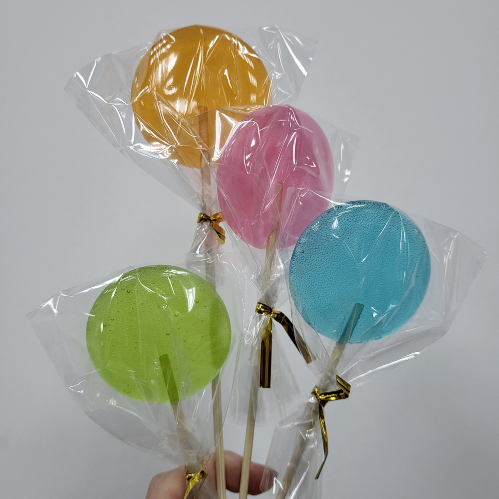 Леденец без сахара, из изомальта, малый Круг (в ассортименте)