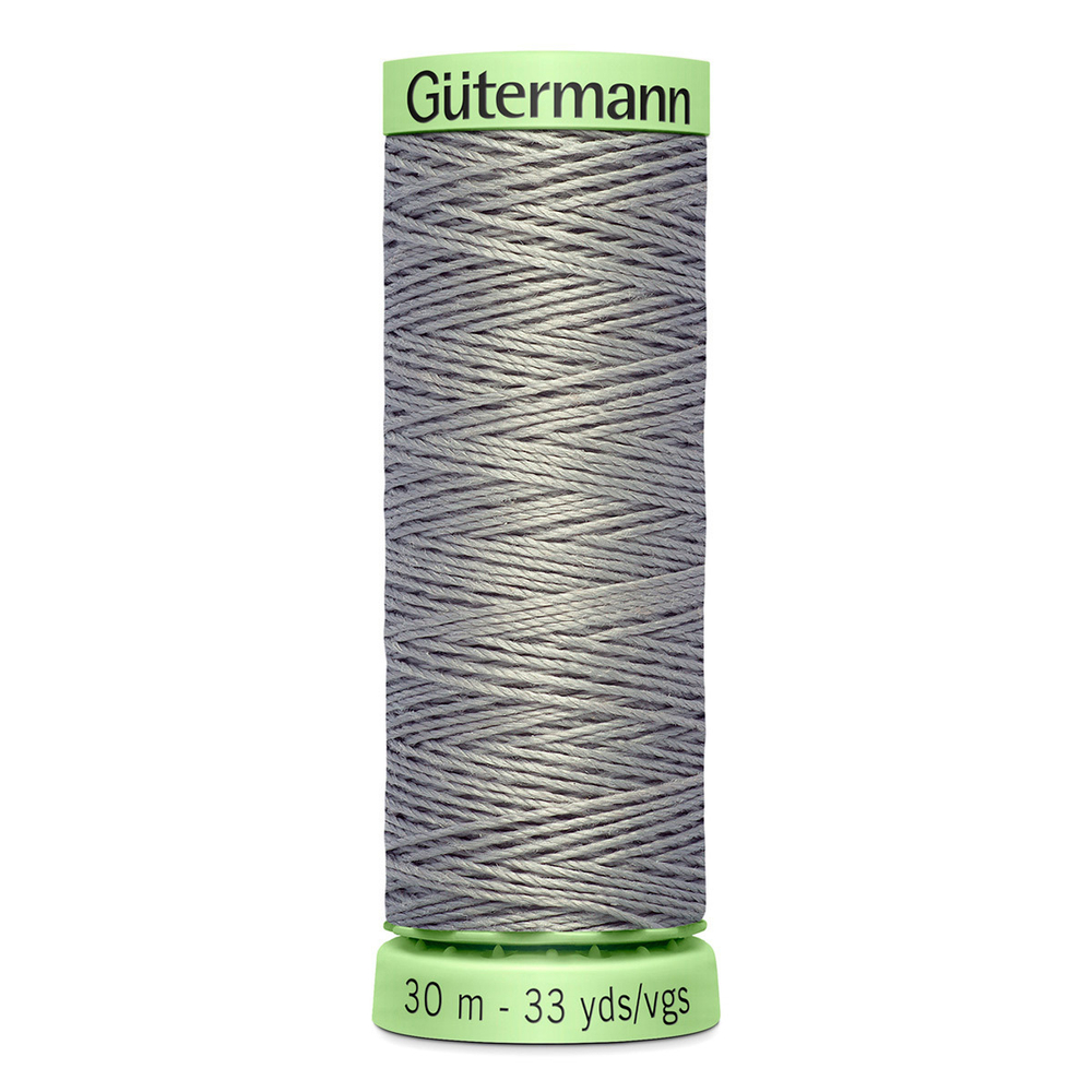 Нить Top Stitch 30/30 м для декоративной отстрочки, Gutermann, 493 пепельно-серый