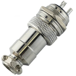 Авиационный разъем GX20 3Pin (штекер+гнездо)