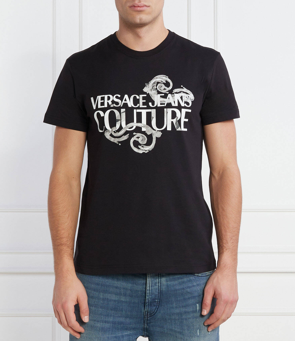 Футболка Versace Jeans Couture - черный(76GAHG00CJ00G)