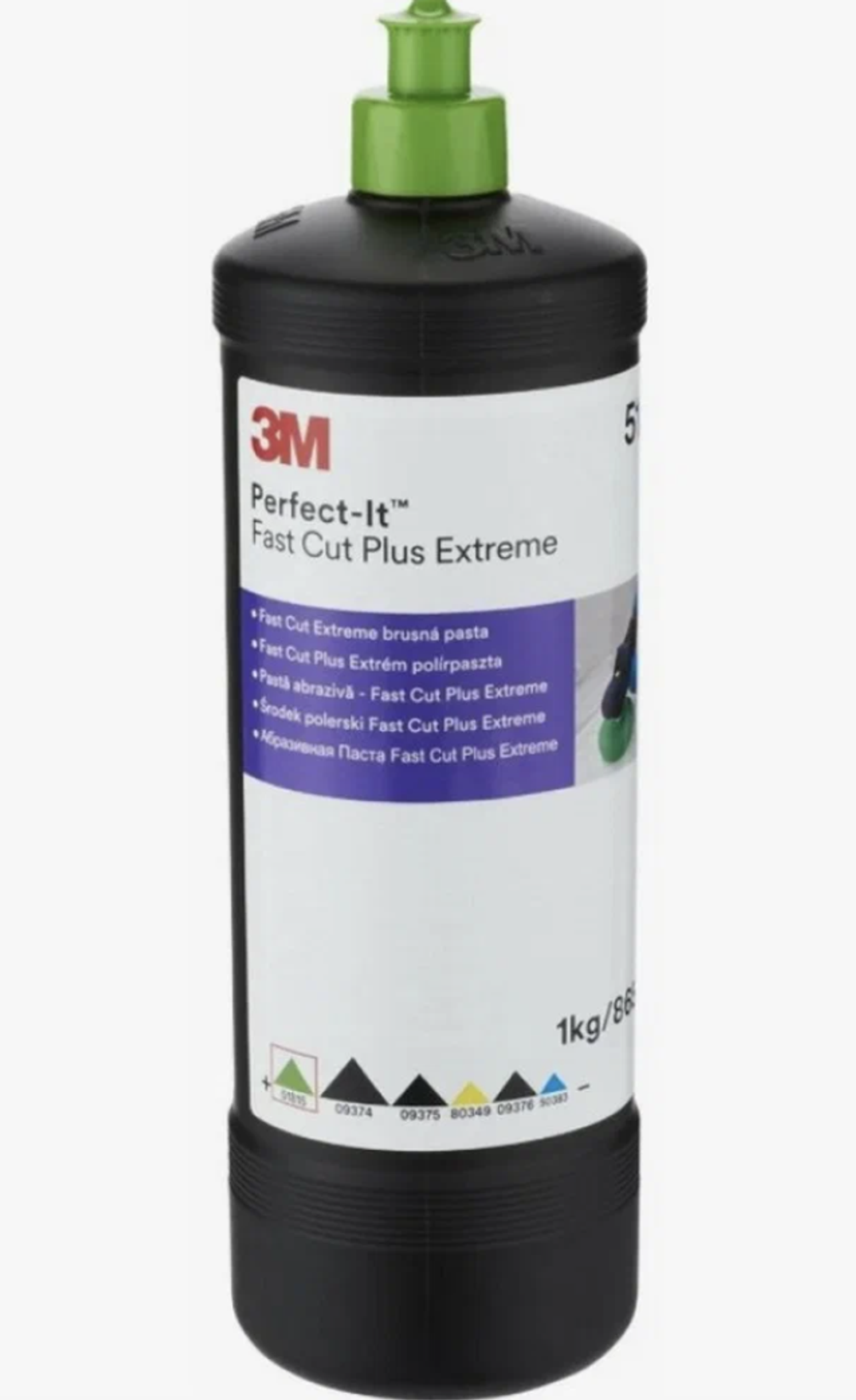 51815 3М™ Паста полировальная абразивная (Турция) зеленый колпачок (1л)