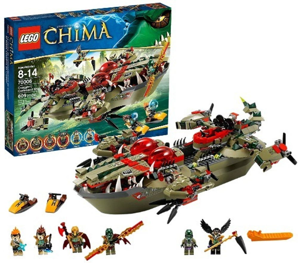 LEGO Chima: Флагманский корабль Краггера 70006 — Cragger's Command Ship — Лего Чима