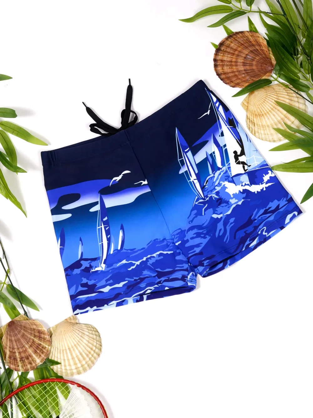 плавки боксеры спортивные для пляжа и бассейна