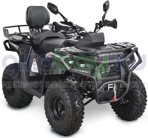 Бензиновый квадроцикл WHITE SIBERIA BARS 320 - Чёрный фото №5