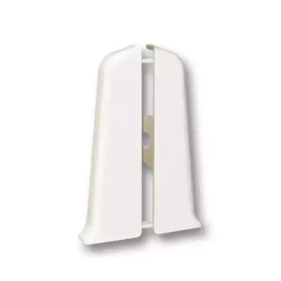 Заглушки плинтуса IDEAL Деконика 100 мм, Кремово-белый 033 (1 пара)