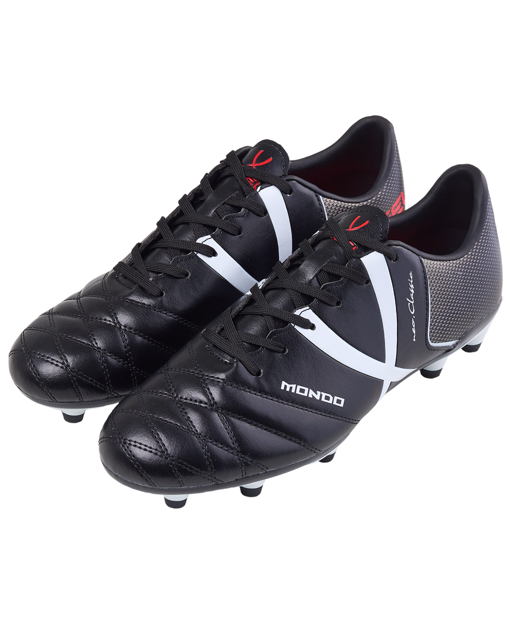 БЕЗ УПАКОВКИ Бутсы футбольные Mondo FG Black/white