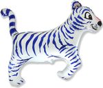 Шар (36''/91 см) Фигура, Тигр, Белый, 1 шт.