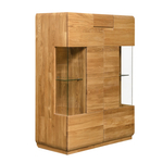 Шкаф с витриной Parma-21 из массива дуба