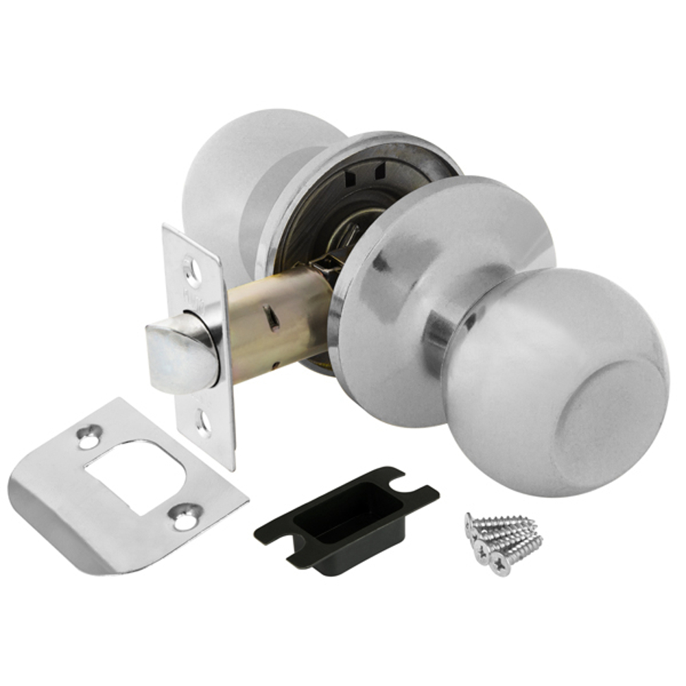 Ручка защелка DK672 CP-PS (6072 CP-P) (без фик.) хром