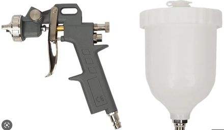 Краскопульт 162 А2 верхний пластиковый бачок, сопло Ø1,5 SB (20шт)