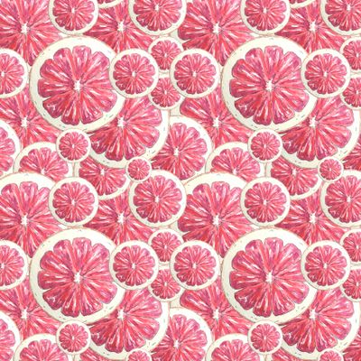 Акварельный Грейпфрут дольки