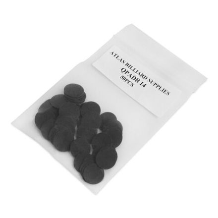 Фибра для кия Atlas ø16мм H1.6мм черная 50шт.