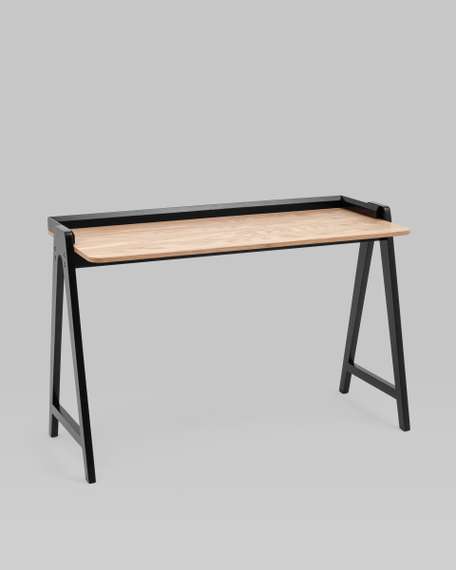 Стол письменный Pyramid 118*53 светлое дерево/черный