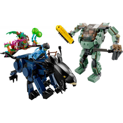 LEGO Avatar - Нейтири и Танатор против Куорича в костюме PZM 75571