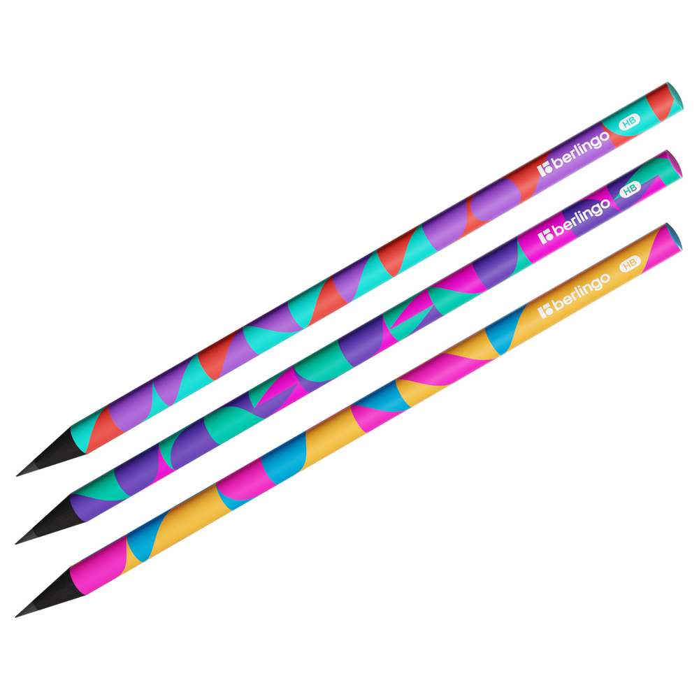 Карандаш "Neonometry", HB, черное дерево