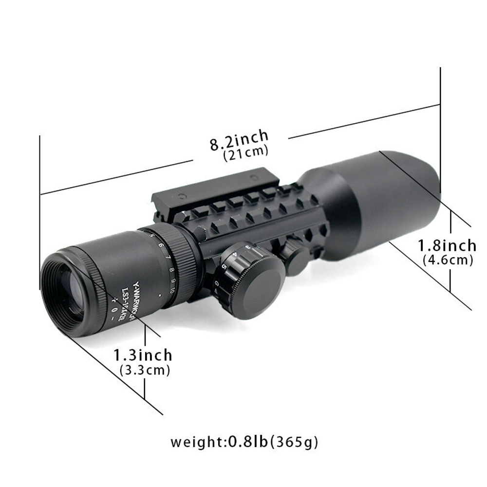 Оптический прицел  LS3-10x42Е c ЛЦУ