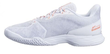 Женские Кроссовки теннисные Babolat Jet Tere All Court Women - white/living coral