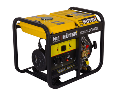 Дизельный генератор (3.3 кВт) LDG 5000L Huter KEM069