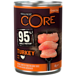 Core консервы для собак с индейкой и капустой (паштет) 400 г банка (95%)