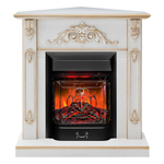 Каминокомплект Real Flame Anita Corner WT с очагом Majestic Lux Black RC (угловой)