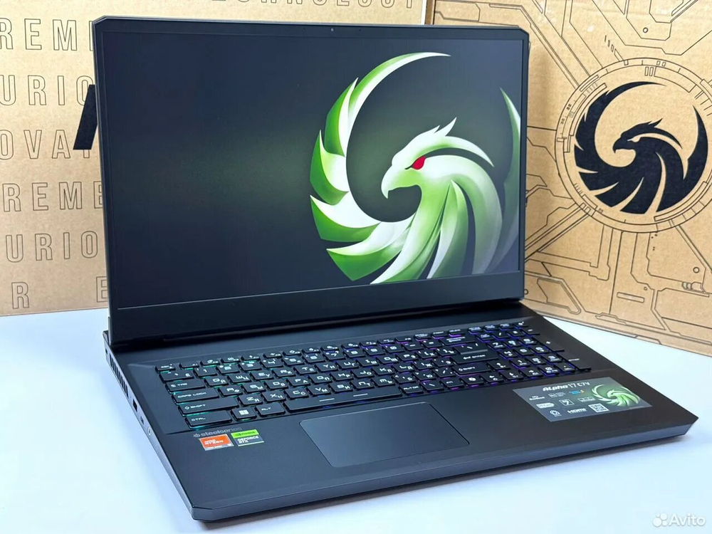 Игровой ноутбук MSI Alpha 17 Ryzen 9 7945HX RTX 4060 16GB 1TB 17.3" 2.5K 240Hz Win11 Русско-Английская клавиатура