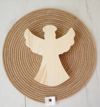 Заготовка деревянная для творчества Ангел с нимбом