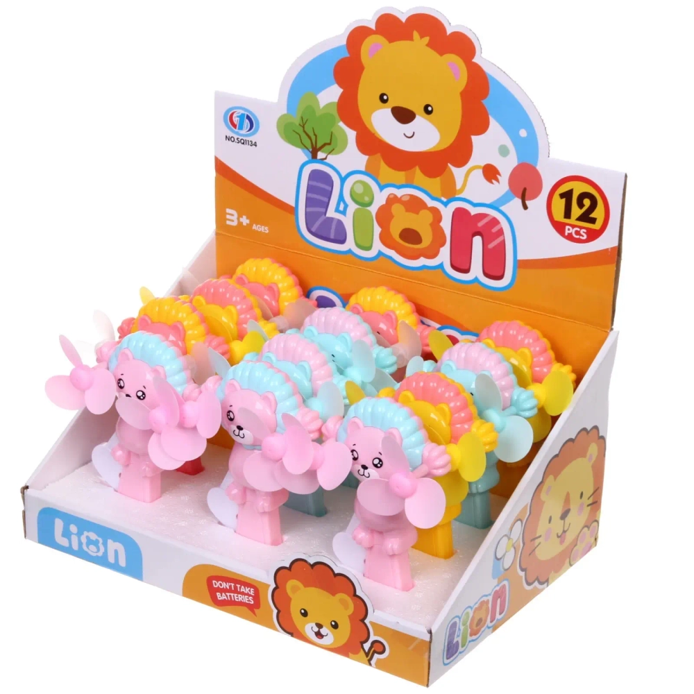 Вентилятор «Львёнок» 19 см, микс