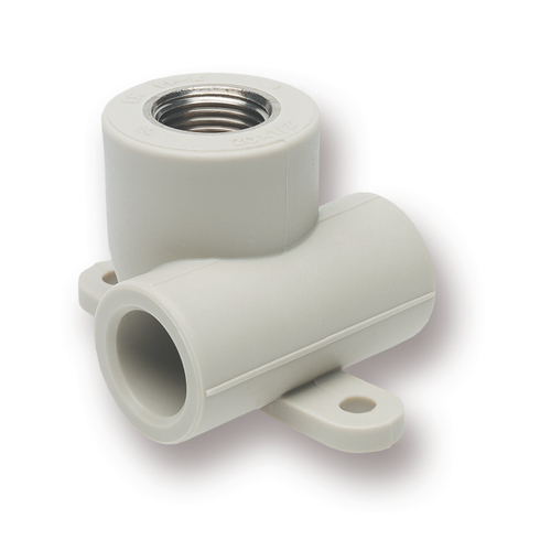 PP Тройник с креплением 20 х 1/2" ВР (Чехия)