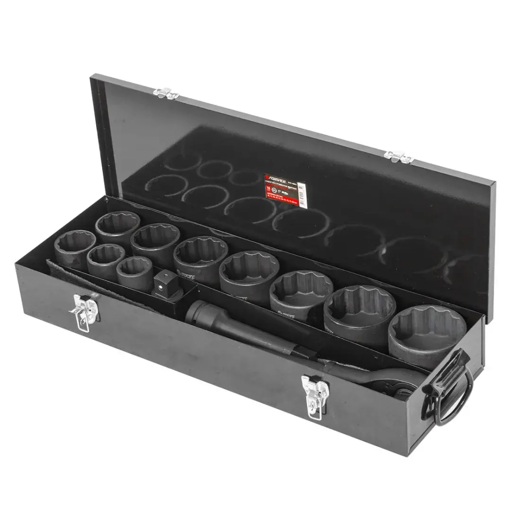 Набор инструментов ударных 15пр., 1''(12гр.) Forsage F-8141-9MPB