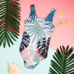 Купальник детский "Тропики",разноцв. р. 122-128 (34) (KAFTAN)