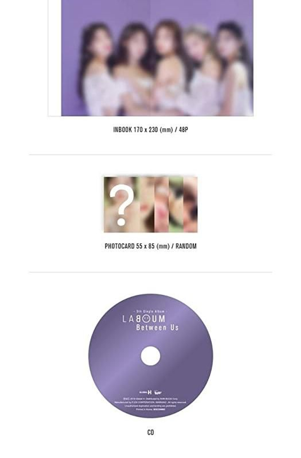 Альбом Laboum - Between Us 5th Single Album