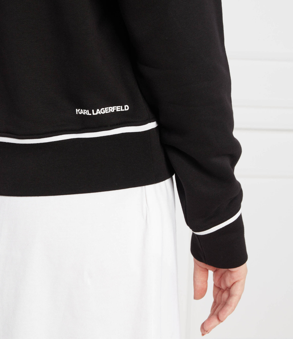 Худи ikonik 2.0 hoodie Karl Lagerfeld - черный(235W1816)