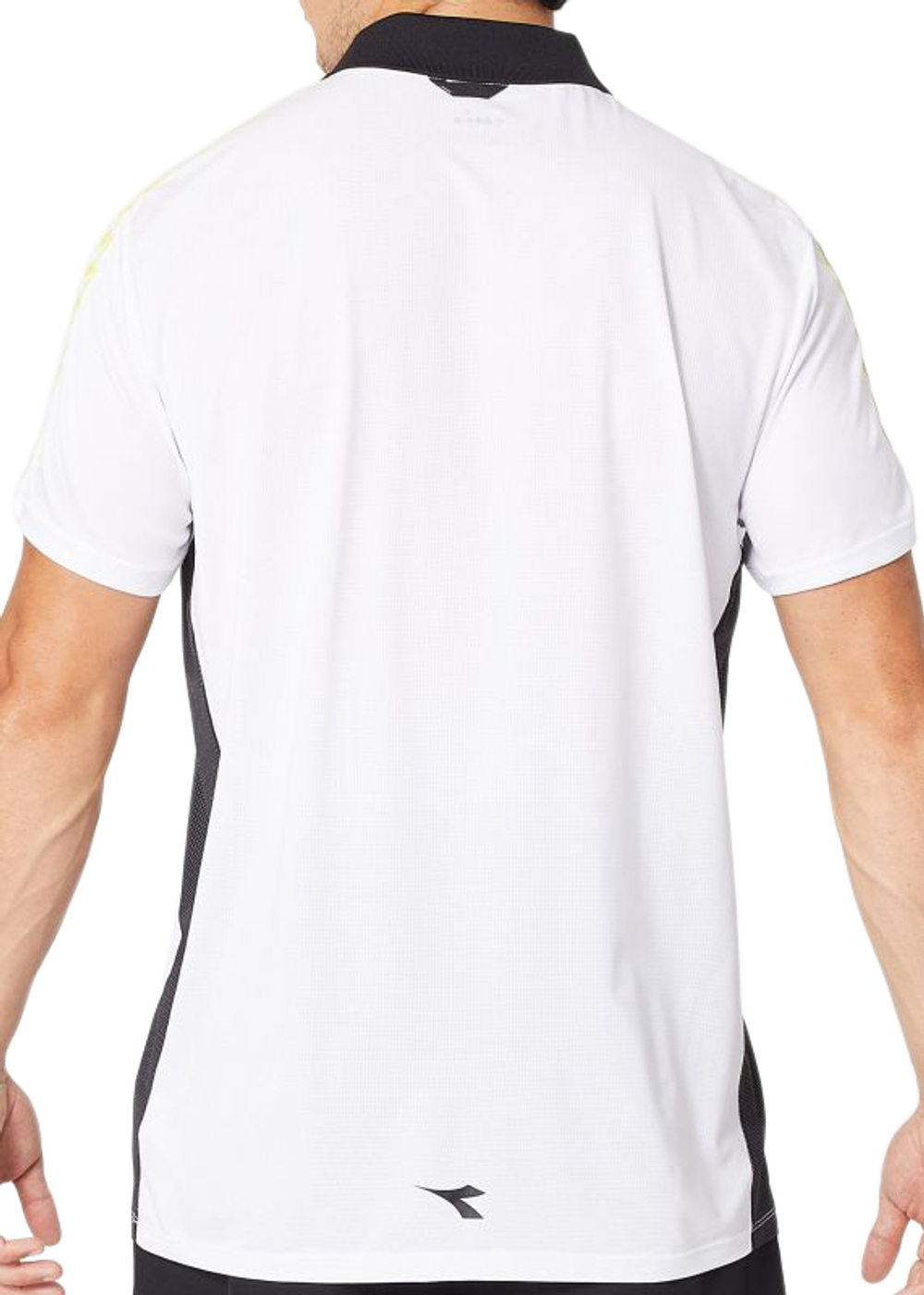 Мужское теннисное поло Diadora SS Polo Challenge - white/black