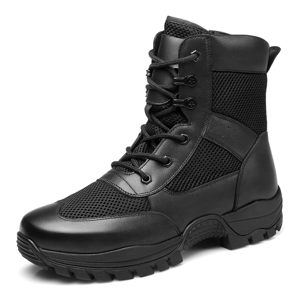 QIANGREN 3515 Summer Breathable Men"s Outdoor Boots Tactical Boots Thin Mesh Hiking Boots